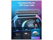 JoyRoom JR-CL18 30W PD Type-C + USB Car Charger LED Display Bluetooth Adapter FM Transmitter with Coiled Cable - Best Prices