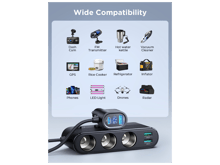 JoyRoom JR-CCL01 139W 7 in 1 Cigarette Lighter Splitter Car Charger - Best Prices