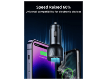 جوي رووم JR-CCD03 شاحن سيارة بشاشة رقمية 3.4 أمبير 3 منافذ USB - أفضل سعر