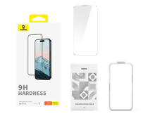 Baseus Diamond Series Full-Coverage HD Tempered Glass Screen Protector for iP 15, Clear - Best Prices