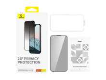 Baseus Diamond Series Full-Coverage Privacy Protection Tempered Glass Screen Protector for iP 15 Pro - Best Prices