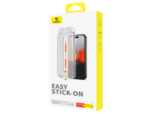 Baseus Sapphire Series HD Tempered Glass Screen Protector (with Built-in Dust Filter) for iP 15 Pro, Clear - Best Prices