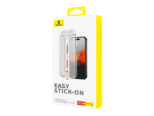 Baseus Sapphire Series Full-Coverage HD Tempered Glass Screen Protector (with Built-in Dust Filter) for iP 16 Pro, Clear - Best Prices