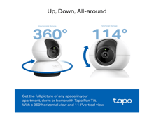 Tapo TC74  Pan/Tilt AI Home Security  Wi-Fi Camera - Best Prices