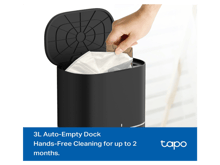Tapo RV30 Max Plus  5300Pa Hyper Suction Robot Vacuum &  Mop + Smart Auto-Empty Dock - Best Prices