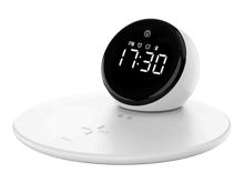 WiWU Wi-W017 Night Light Wireless Charging Clock Bluetooth Speaker - Best Prices