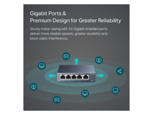 TP-Link TL-SG105 5-Port 10/100/1000Mbps Desktop Network Switch - Best Prices