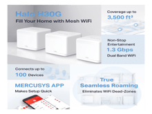 Mercusys Halo H30G  AC1300 Whole Home Mesh  Wi-Fi System - Best Prices