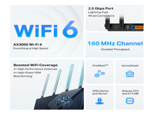 Tp-Link Archer AX55 Pro  AX3000 Multi-Gigabit Wi-Fi 6  Router with 2.5G Port - Best Prices