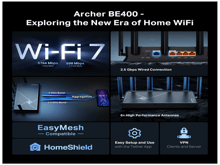 Tp-Link Archer BE400  BE6500 Dual-Band Wi-Fi 7 Router - Best Prices