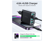 JoyRoom JR-TCN03 4.8A 4USB Charger - Best Prices