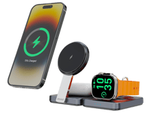 Powerology 3-in-1 Foldable Magnetic Wireless Charger 15W Charging - Best Prices
