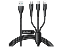 JoyRoom SA33-1T3 3-in-1 Data Cable (Lightning+Type-C+Micro) 1.2m - Best Prices