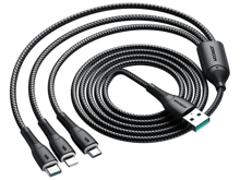 JoyRoom SA33-1T3 3-in-1 Data Cable (Lightning+Type-C+Micro) 1.2m - Best Prices