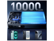 جوي روم JR-PR1 باور بانك سعة 10000 مللي أمبير/ساعة وقوة 22.5 واط مع كيبل USB-C مدمج قابل للسحب - أفضل سعر