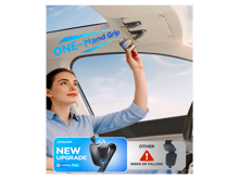 JOYROOM JR-ZS511 Magnetic One-hand Car Visor Sunglasses Holder Clip - Best Prices