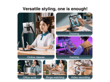 Rtako 911 720° Height-Adjustable Phone And Tablet Stand - Best Prices