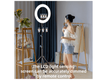 RTAKO AR-GTB05-13 13″ Ring light With Built-in Phone Holder - Best Prices