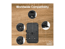 Coteci 70W GaN Universal Travel Charger With Type-C Retractable - Best Prices