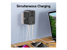 Coteci 70W GaN Universal Travel Charger With Type-C Retractable - Best Prices