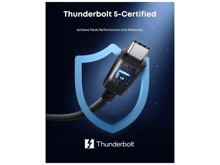 Anker Prime Thunderbolt 5 Cable (3.3 ft/1.7 ft, 80Gbps, 240W) - Best Prices