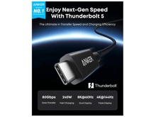 Anker Prime Thunderbolt 5 Cable (3.3 ft/1.7 ft, 80Gbps, 240W) - Best Prices