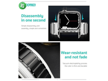 COTECi W87 Strong Magnetic Stainless Steel Band iWatch - Best Prices COTECi W87 Strong Magnetic Stainless Steel Band iWatch - Best Prices