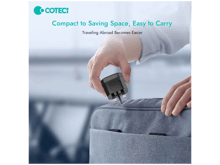 COTECi Euro Adapter 250v Adaptor European Universal World Charger Power International Travel EU UK US Plug Adapter - Best Prices