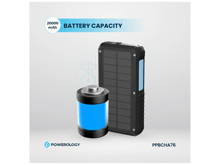Powerology 20000mAh Retractable Cable Power Bank - Best Prices