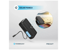 Powerology 27000mAh Solar Wireless Charging Power Bank - Best Prices