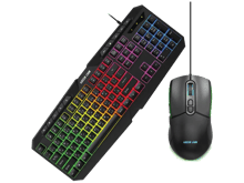 Green Lion GK-400 RGB Gaming Keyboard + Mouse - Black - Best Prices
