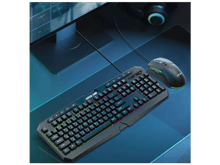 Green Lion GK-400 RGB Gaming Keyboard + Mouse - Black - Best Prices