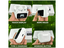 ANC / ENC Air Pods Pro TWS Headset with Touch Display - Best Prices ANC / ENC Air Pods Pro TWS Headset with Touch Display - Best Prices