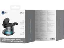WiWU Wi-W039 Flow 5 in 1 Wireless Charger with Ambient Light & Speaker - Best Prices