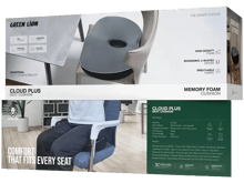 Green Lion Cloud Plus Seat Cushion - Best Prices