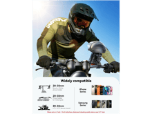 JOYROOM JR-ZS526 Sunshade Motorcycle Phone Mount - Best Prices JOYROOM JR-ZS526 Sunshade Motorcycle Phone Mount - Best Prices