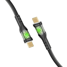 PROMATE 60W Power Delivery Ultra-Fast USB-C Cable with Transparent Shells 1.2m - Best Prices