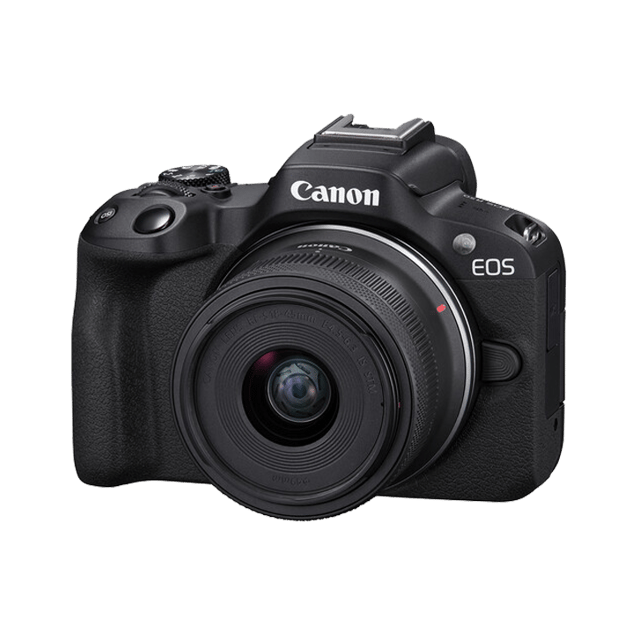 Canon EOS R50 4K Video Mirrorless Camera with RF-S 18-45mm Content Creator Kit