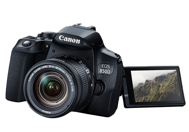 Canon EOS 850D DSLR Camera 4K with 18-55mm IS STM LENS
