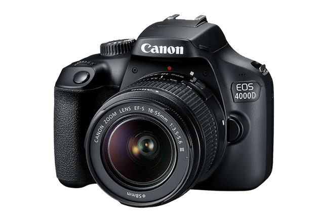 Canon DSLR 4000D Camera with 18-55mm lens