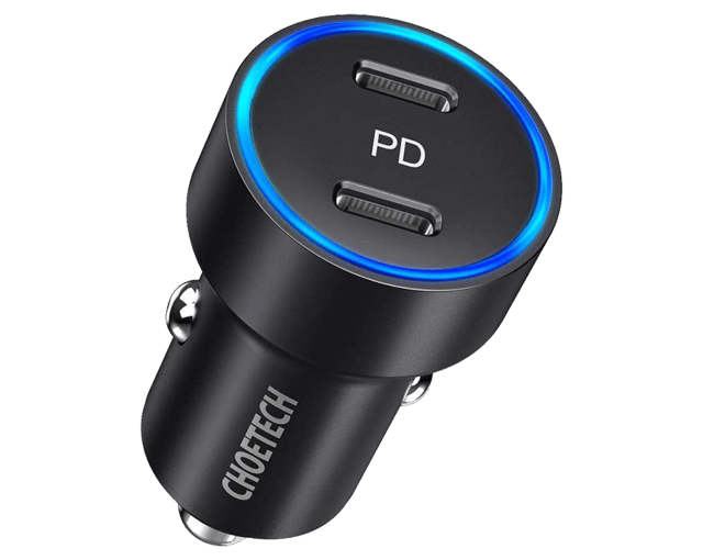 Choetech C0054 Dual Type-C Car Charger 36W