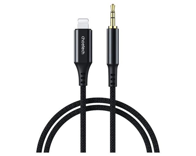 Choetech Lightning to 3.5mm Nylon Braided Audio Cable MFi 2m