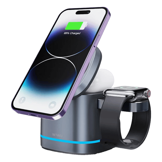 WiWU Wi-W024 Rubik's Cube 3-in-1 Wireless Charger