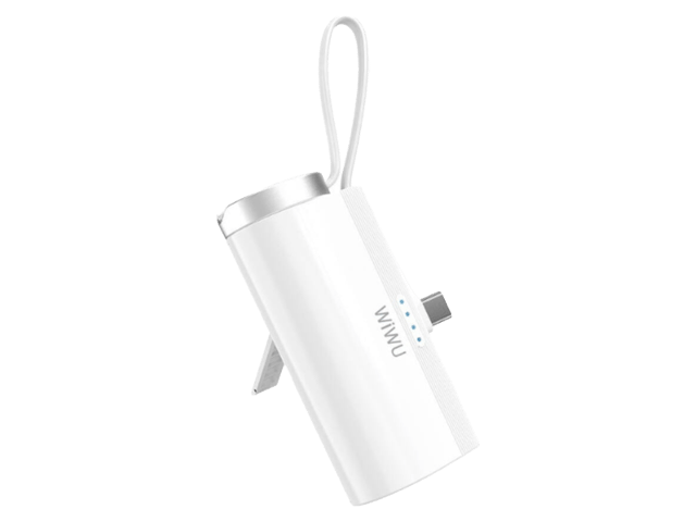 WiWU Wi-W026 Capsule 2 in 1 Power Bank 5000mAh