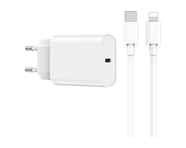WiWU Wi-U001 PD Fast Charger 20W EU Plug with Cable