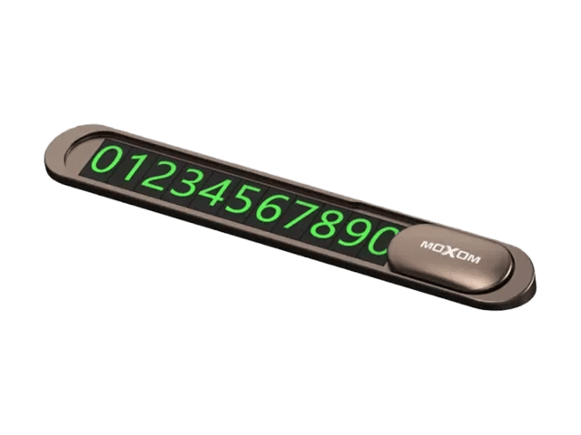 Moxom MX-pk02 Parking Number Plate