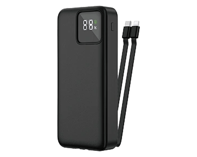 WiWU JC-22 Power Bank 20,000mAh Fast Charging with Bulti-in Cables