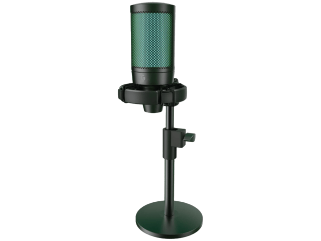 Porodo Gaming Professional RGB Condenser Microphone with Extension Stand