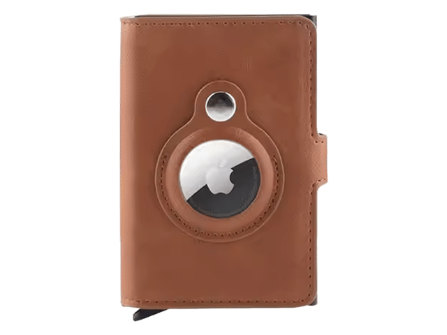 COTECi Unisex Slim Leather Mini Wallet with A-Tag