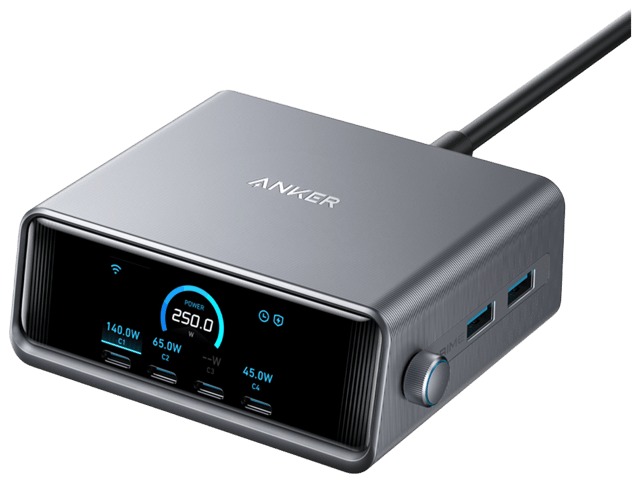 Anker Prime 250W GaN Desktop Charger (6 Ports)